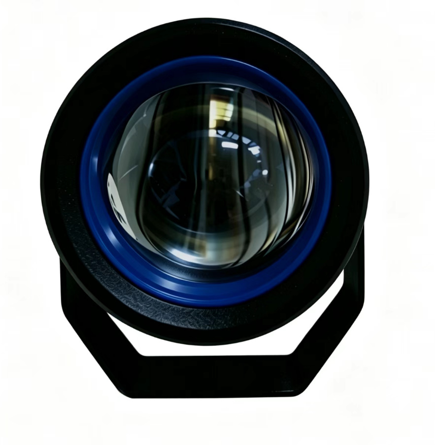 Motorcycle Led External Spotlight with Dual Yellow and White Lights, Integrated High and Low Beam, Electric Vehicle Lens Headlight, Waterproof Modification