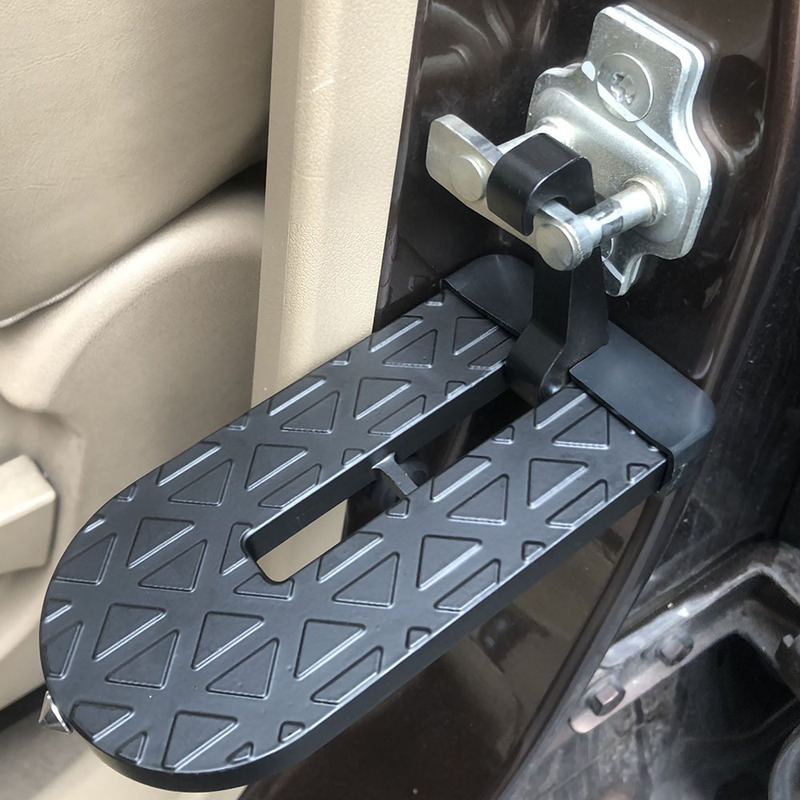 The Same Material as the Aircraft Keel Beam, Magnesium Alloy Car Foot Pedal, Roof Auxiliary Foot Pedal for Car Modification