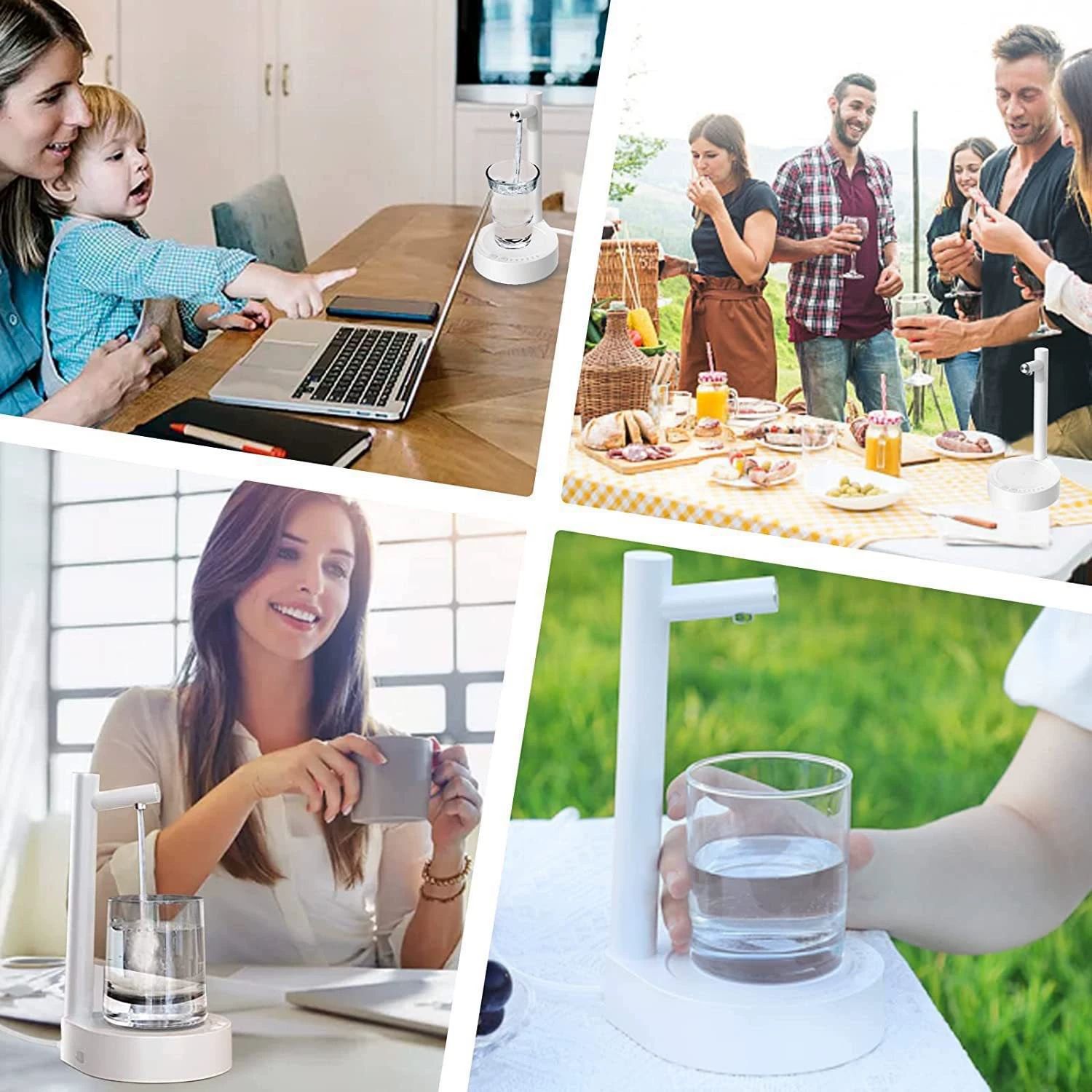 Cross-border intelligent desktop water extractor multi-gear water dispenser water absorber electric household water pumping and pressing water suction