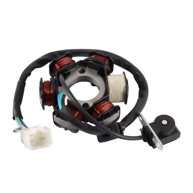 50cc70cc90cc110cc125cc125cc オートバイステーターコイルアクセサリー 6 ロッド 5 ライン半波|undefined