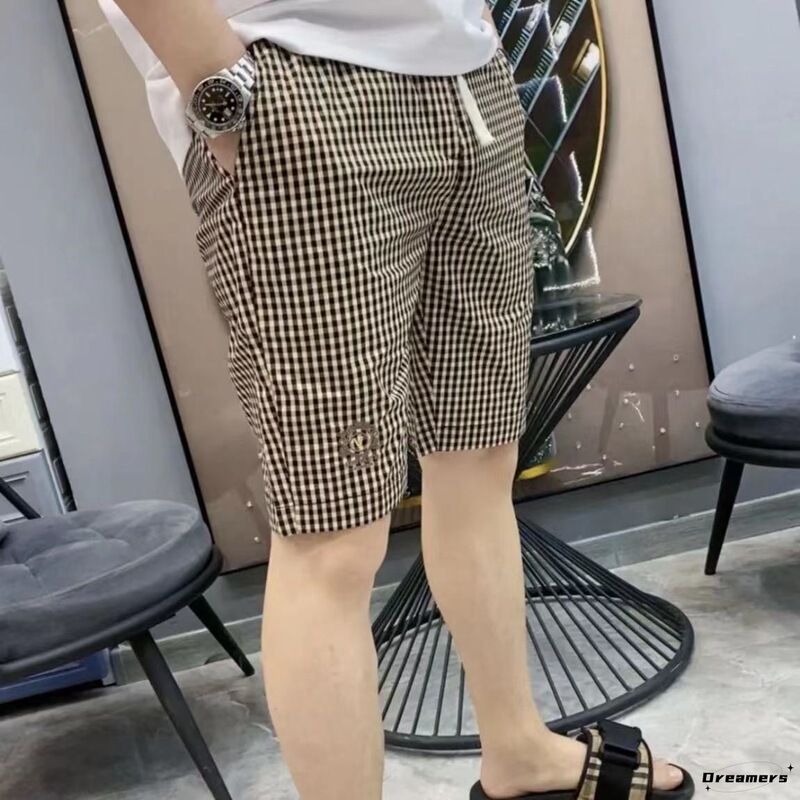 Summer Five-quarter Pants, Trendy and Versatile, Sports and Leisure Men's Shorts, Chinese Thin Loose Beach Pants, Mid-pants