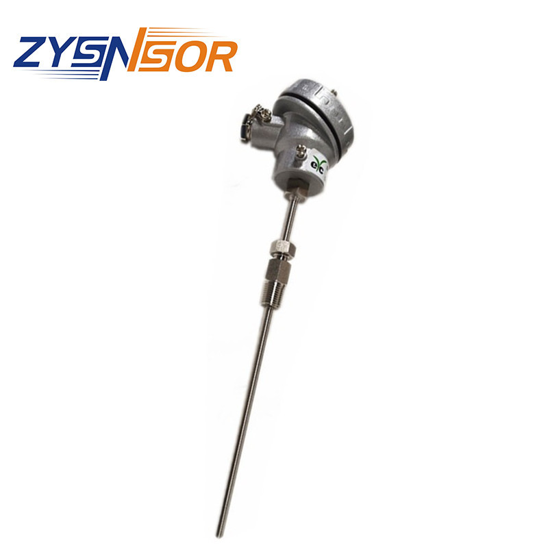 EYC温度传感器 A级 管径5MM 管长200MM 活动螺纹1/4 316 0-500度