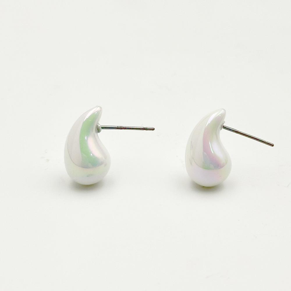 1 Pair Lady Sweet Water Droplets Arylic Ear Studs display picture 12