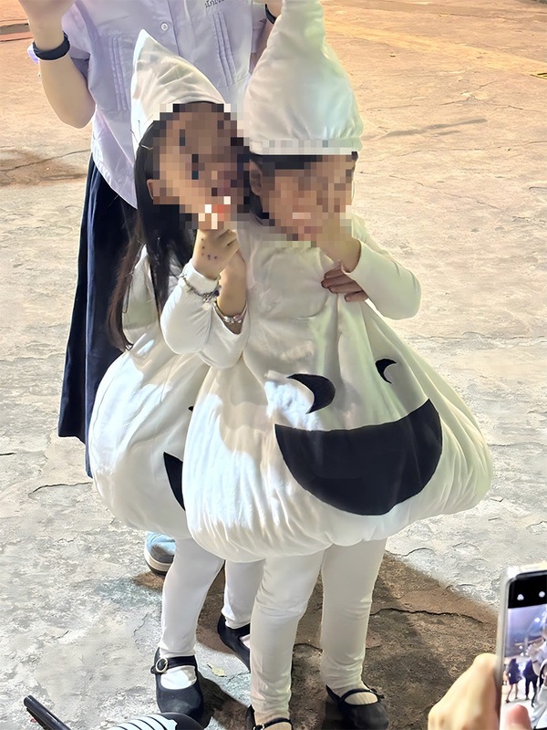 万圣节cos服儿童演出服装男童衣服男孩服饰女童装扮女孩幽灵QCCB|undefined