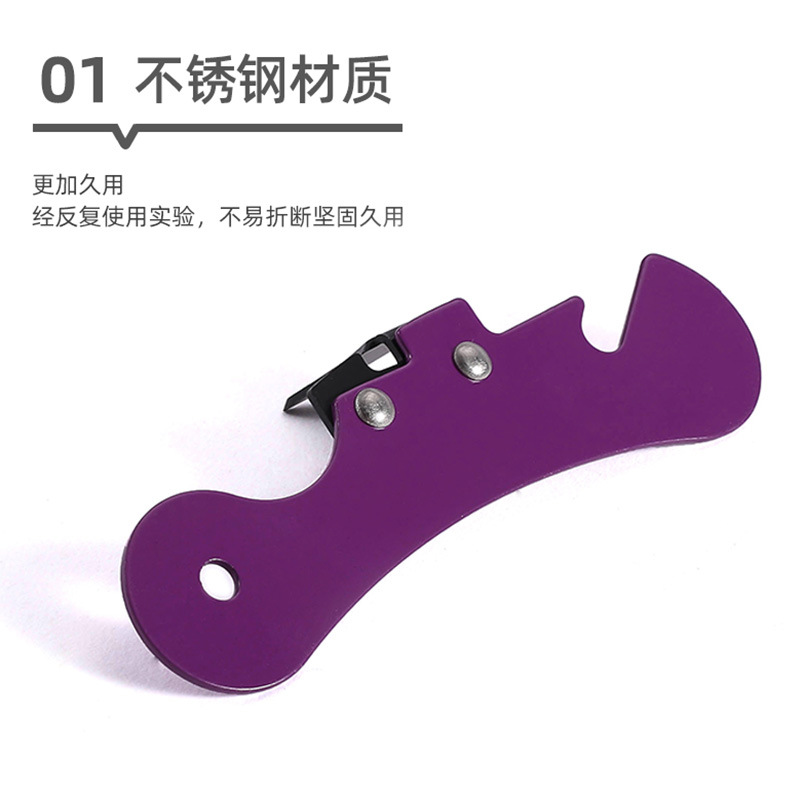 Fábrica en stock abrelatas manual abrelatas japonés abrelatas simple multifuncional puede cuchillo