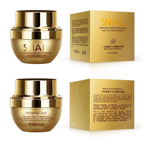 Yizhichun Snail Moisturizing Essence Lotion, Toner and Firming Eye Care Eye Cream Three-piece Set