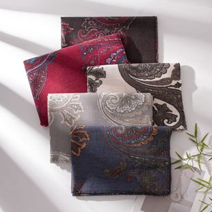 Cross-Border New Winter Scarf for Women with Paisley Print, Versatile Neck Warmer, Cold-Proof and Warm Neck Scarf, Wholesale, Artistic Retro Style