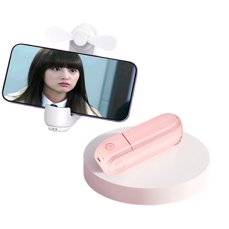 2025 新入生屋外ハンドヘルドポータブル小型ファン USB 折りたたみ多機能スリーインワンミニ小型ファン|undefined