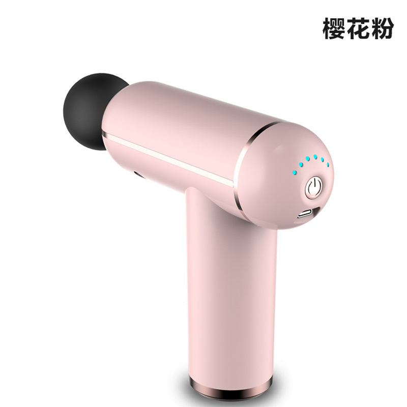 ミニ筋膜ガン充電式マッサージャー家庭用リラクゼーション筋肉電気フィットネス機器ガールズスポーツマッサージャー|undefined