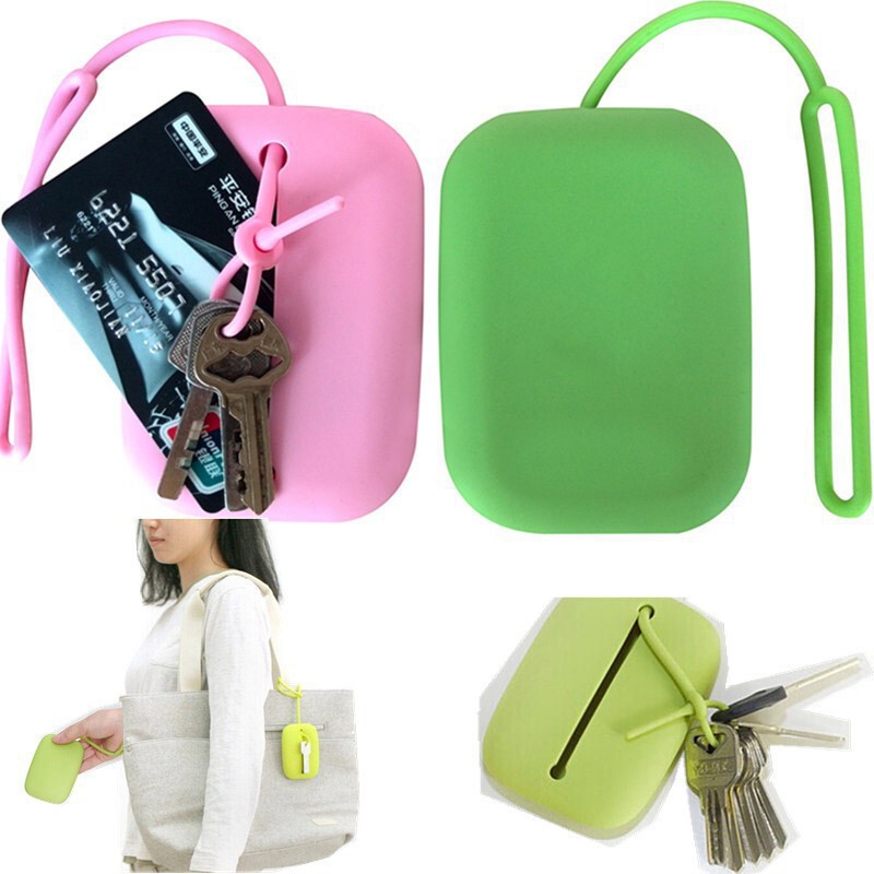 Creative Gift Silicone Key Case Capacity Multifunctional Drawstring Card Bag Coin Purse Creative Gift Silicone Key Case Capacity Multifunctional Drawstring Card Bag Coin Purse