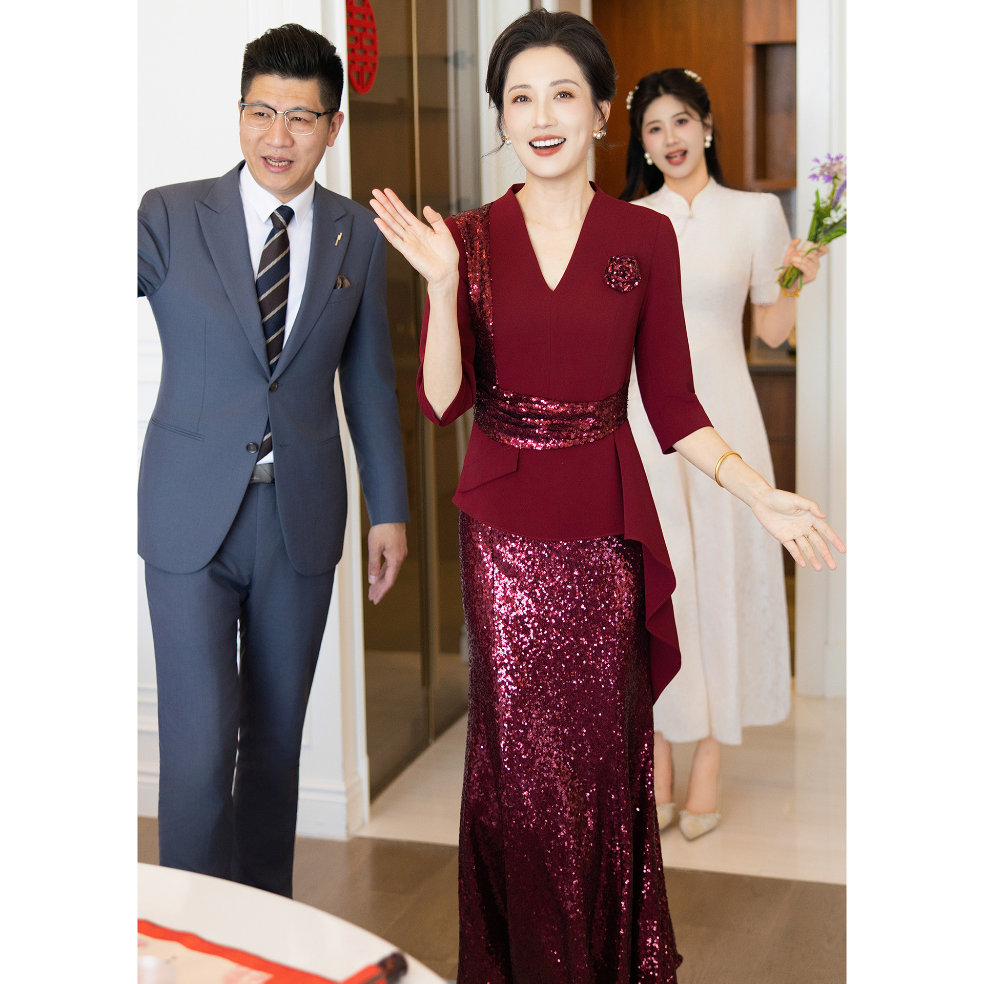 Zhili Mother-in-law Cheongsam 2026 New Model For Young Mothers, Wedding Banquet Outfit, Light Luxury Design, Slimming_ecoleips.com