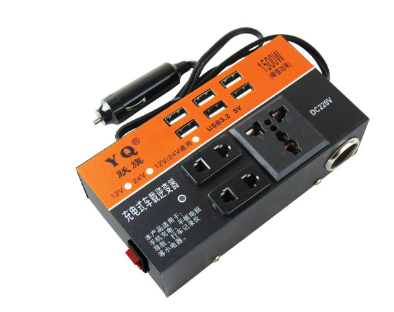 Car Inverter 12V24V to 110V220V Converter Booster Charger Car Truck 5Vusb Fast Charging