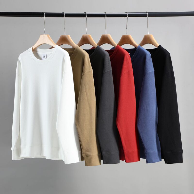 Men's Sweater Basic Solid Color Korean Style Shoulder New 2023 Autumn and Winter Simple Lazy Loose Top for Men