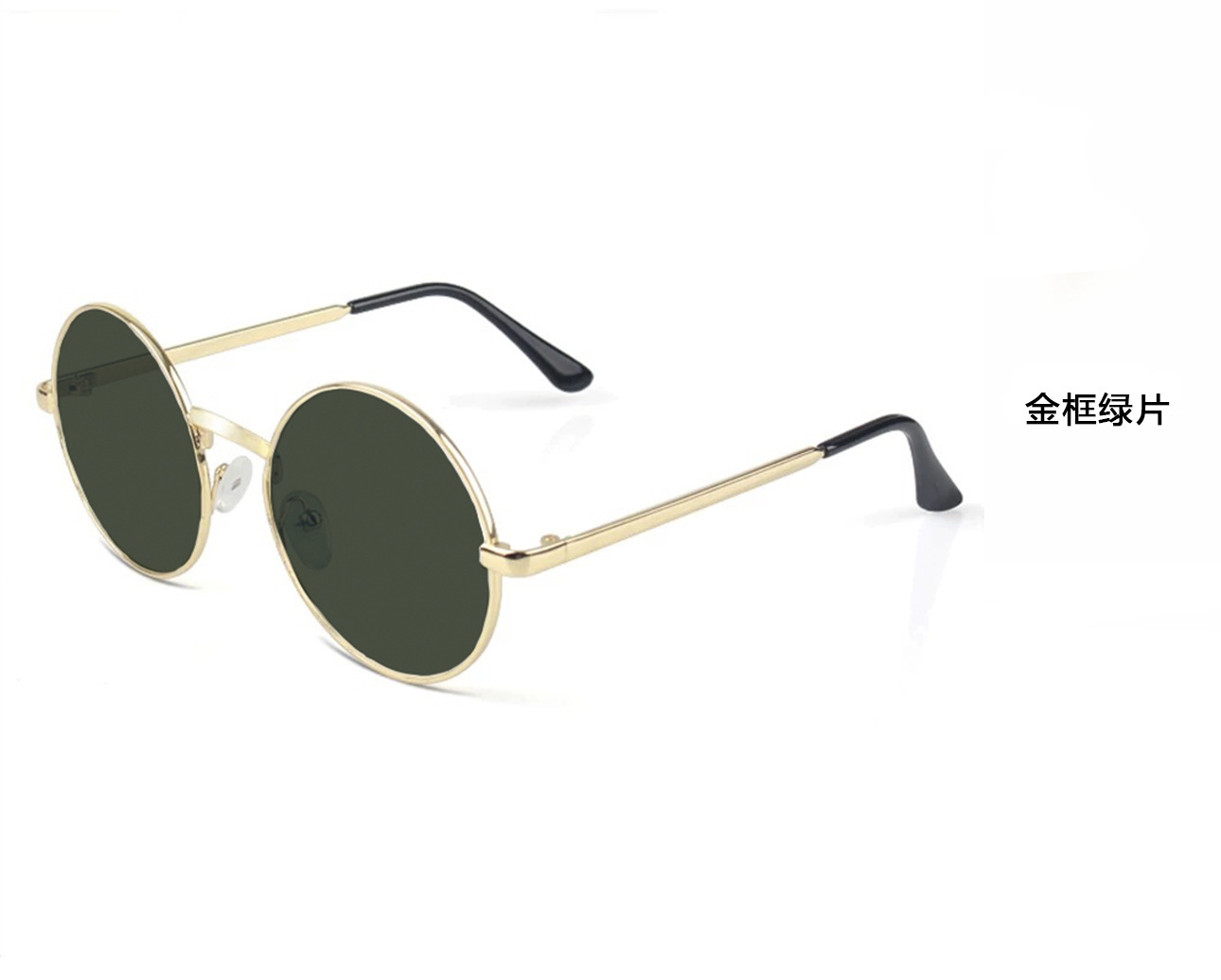 Herrensonnenbrille Retro Rundrahmen polarisierte Sonnenbrille UV-Schutz Blendschutz HD-Fahrbrille Fahrerbrille
