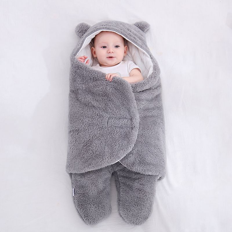 New Baby Clothes, Winter Blankets, Anti-Frightening Swaddles, Winter Baby Outing Blankets, Newborn Winter Clothes
