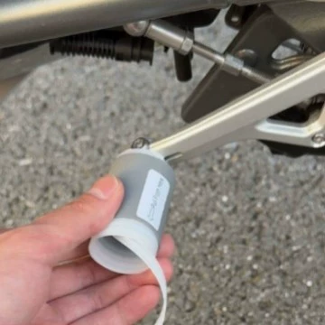 Мотоцикл рычаг кронштан кронштан кронштеговый переключение анти-украденная обувь силиконовый самоусадочный чехол для мотоциклетного велосипедного оборудования