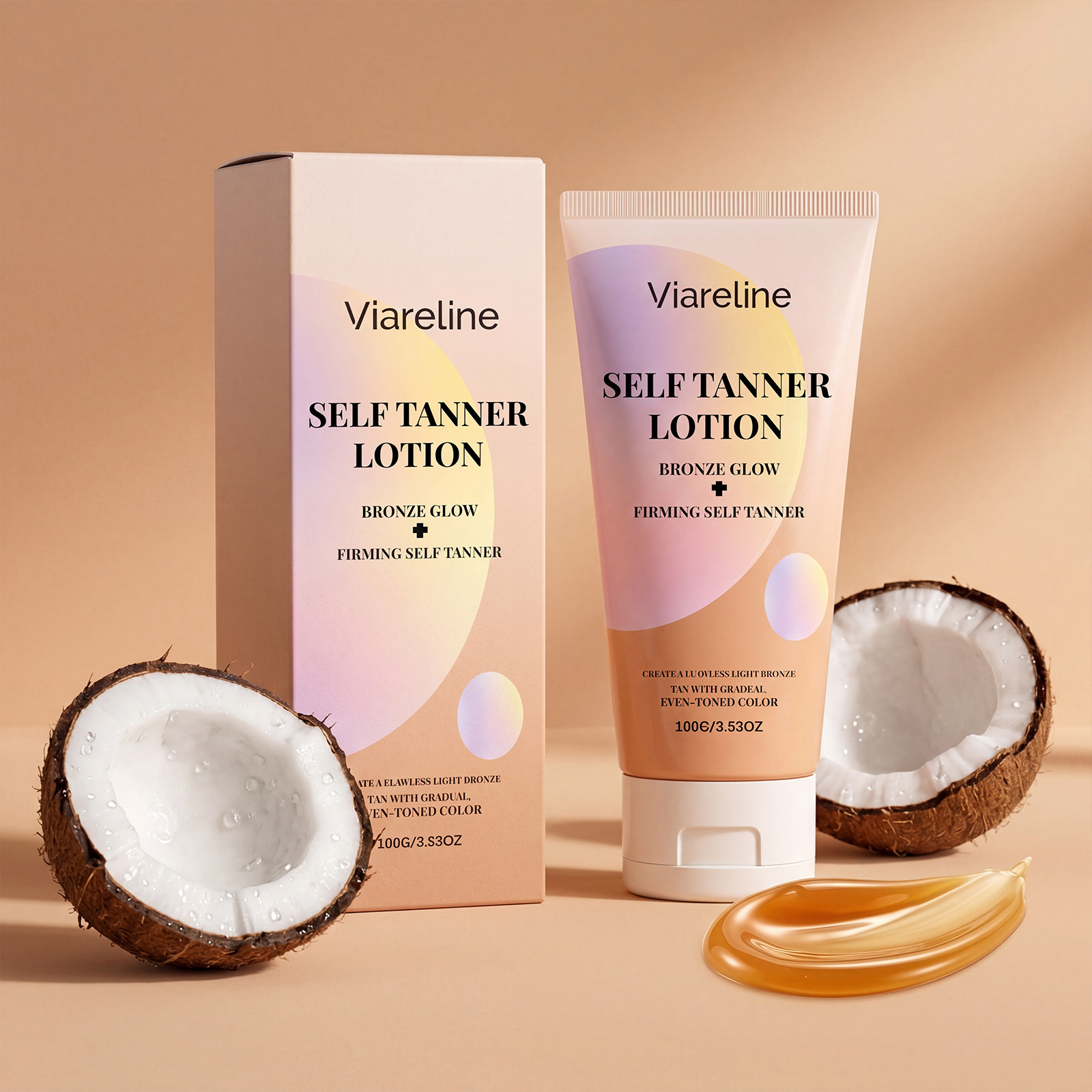 Viareline Sunless Tanning Lotion: Daily No-Sun Tanning Lotion for Easy, Even, and Smooth Application