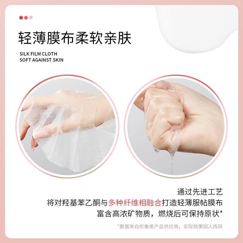 Imagen Belleza Tomate Ácido hialurónico Mascarilla hidratante Hidratante Cuidado de la piel Hidratante Mascarilla facial de piel genuina al por mayor