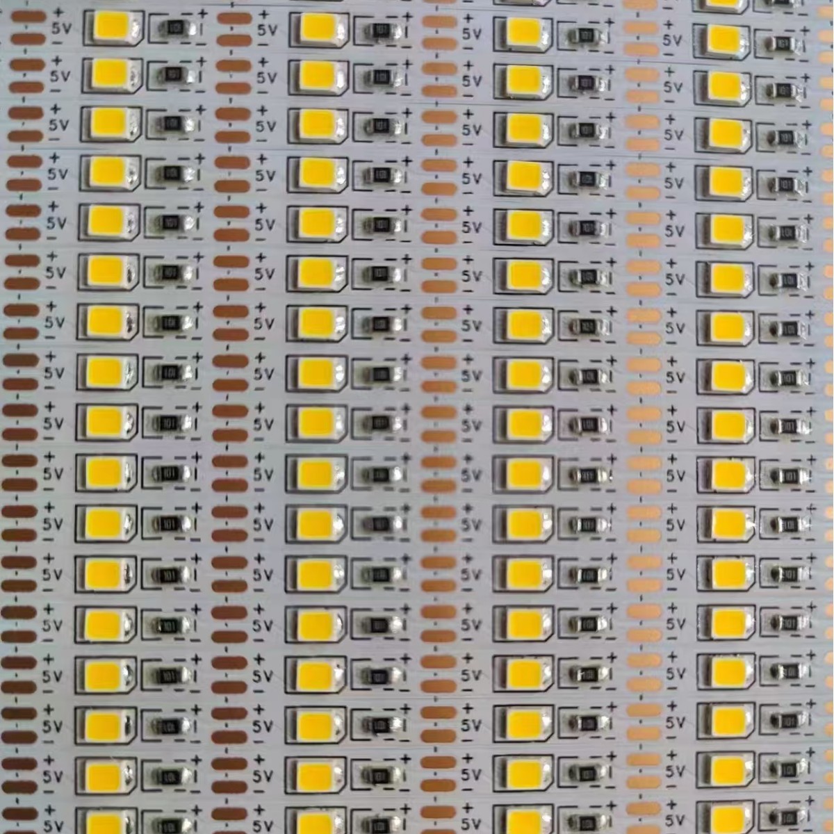 4mm暖白5V 60灯手工锤子画跨境画板氛围灯带LED2835灯带