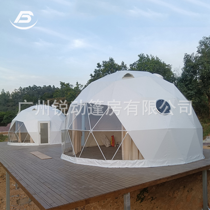 6米星空帐篷 景区民宿旅游帐篷广州锐动篷房独立设计单独住宿包间