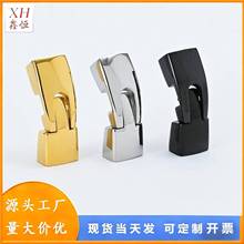 不锈钢卡勾扣鱼钩扣头皮绳扣钛钢手链扁口扣头diy饰品配件金色