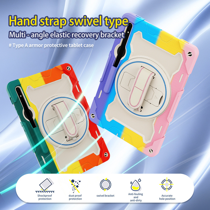 European and American Samsung for Samsung TAB A7/8/9plus flat anti-fall case S6lite protective case