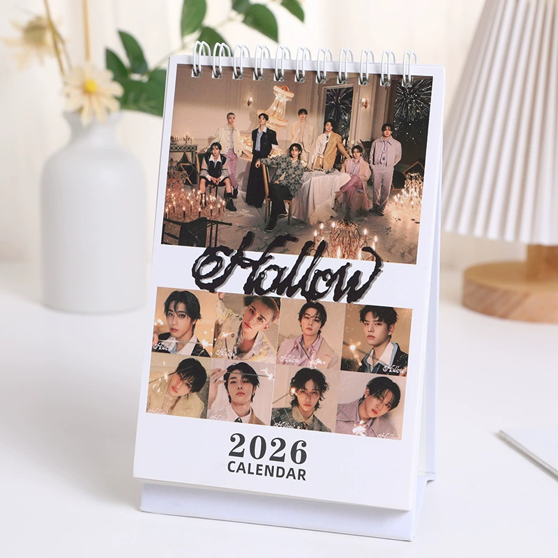 Настольный календарь 2026 — Stray Kids SVT (G)I-DLE, новый календарь с изображениями знаменитостей