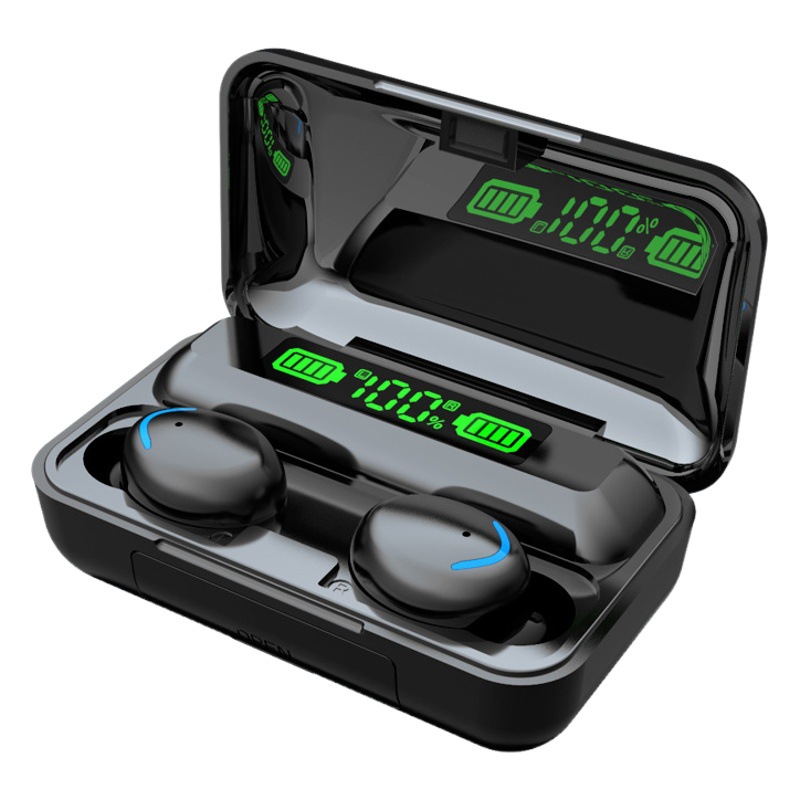 Auriculares Bluetooth F9 explosivos transfronterizos F9-5c de alta potencia TWS mini auriculares deportivos inalámbricos en la oreja