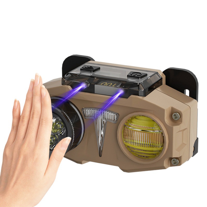 Faro DE LA CÁMARA luz fuerte recargable de largo alcance impermeable hogar Súper brillante montado en la cabeza pesca nocturna lámpara al aire libre lámpara de minero de inducción