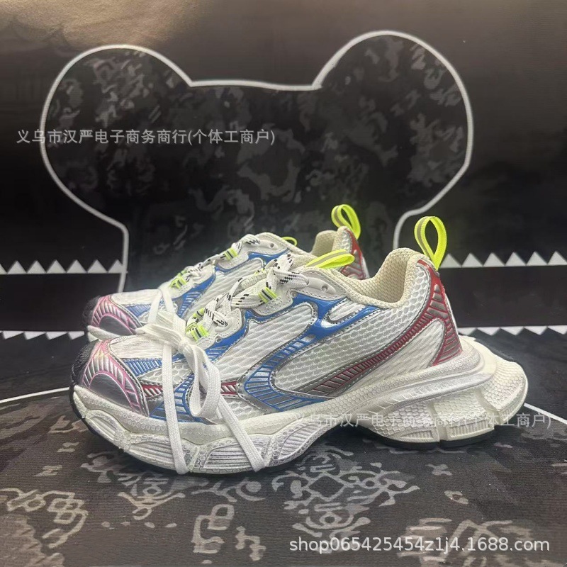 莆田純正パリ Track3XL ダッドシューズ男性と女性の靴レトロアウトドア厚底高さ増加カップルシューズランニングシューズ|undefined
