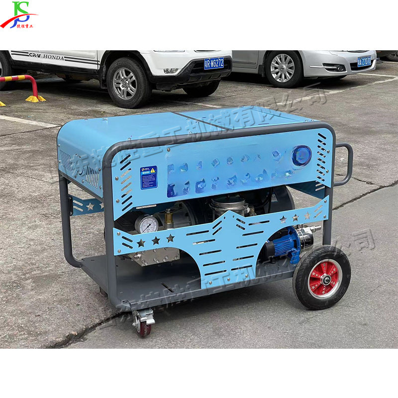 Máquina industrial de limpieza de eliminación de óxido y pintura Máquina de tejer de pared de hormigón de alta presión Máquina de tracción de lana de alta presión de alta potencia