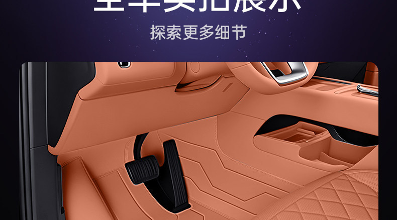 Suitable for Nio ES8, full-coverage floor mats for 26 models of five, six, and seven-seater cars, modified interior accessories, trunk mat