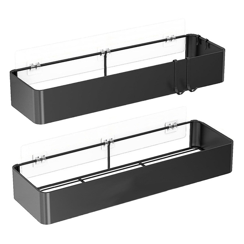 Amazon hierro montado en la pared baño rack baño punch-libre baño rack de almacenamiento baño lavabo rack de almacenamiento