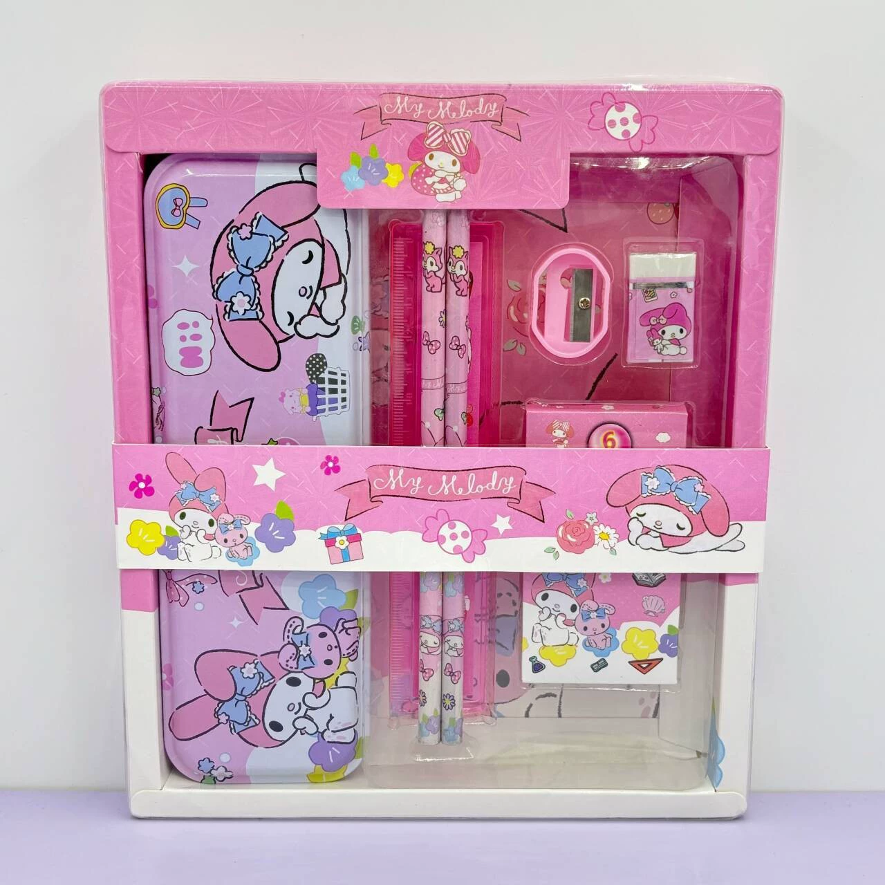 Stationery for students, set, pencil case, crayons for kindergarten