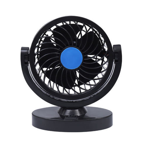 Car fan 12v.24v car double head fan summer USB electric fan car portable truck mini