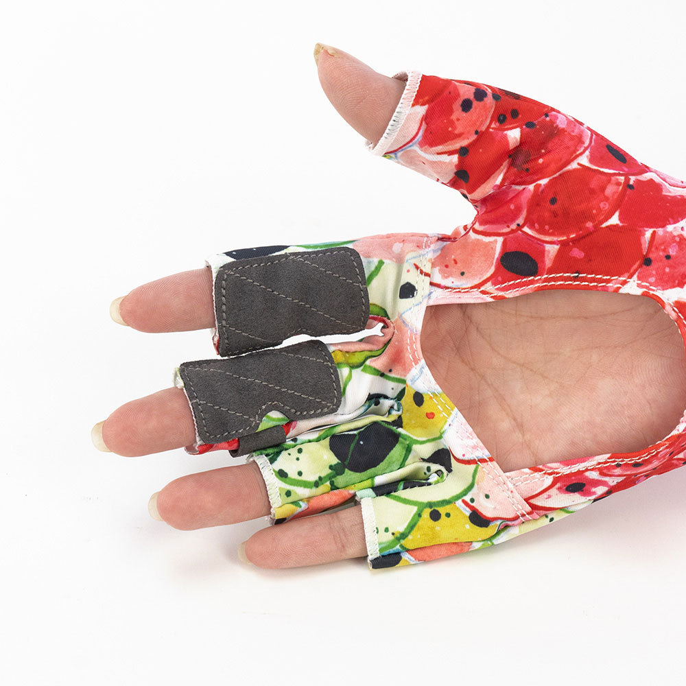 冰丝凉感防晒户外钓鱼手套 夏薄款透气防紫外线路亚垂钓渔具手套