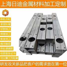 国标6082高强度铝合金异型管定制带加强筋导轨槽工业设备机架