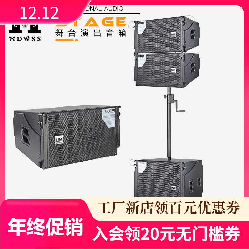 LR10 altavoces de matriz lineal de 10 pulgadas solo altavoces de matriz lineal de etapa pequeño conjunto de sonido profesional