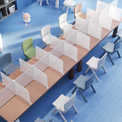 多功能防飛沫隔板學生安全開學課桌擋板防疫隔離學校食堂吃飯隔板