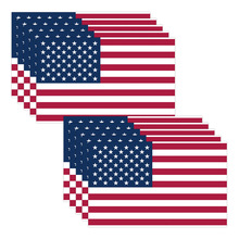 美国国旗贴纸爱国之星自粘独立日汽车卡车、笔记本电脑、水杯贴纸