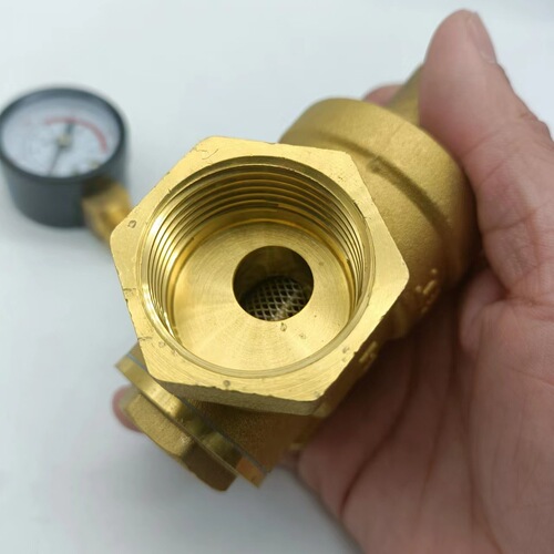 Brass pressure relief valve, thickened copper quick-connect pressure relief valve, water heater adjustable pressure stabilizer, tap water pressure regulating valve