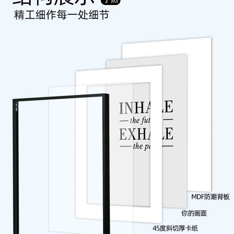 Black Picture Frame for Wall Hanging A4 Certificate A3 License Frame 4K 8K 50X70 60X90 Narrow Picture Frame for Mounting Posters Black Picture Frame for Wall Hanging A4 Certificate A3 License Frame 4K 8K 50X70 60X90 Narrow Picture Frame for Mounting Posters