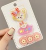 Children's hairgrip for princess, bangs, cartoon hair accessory, wholesale