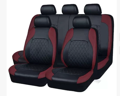 Universal seat cover – cushion wishebay Amazon cross-border - burgundy-nine-piece-set-universal