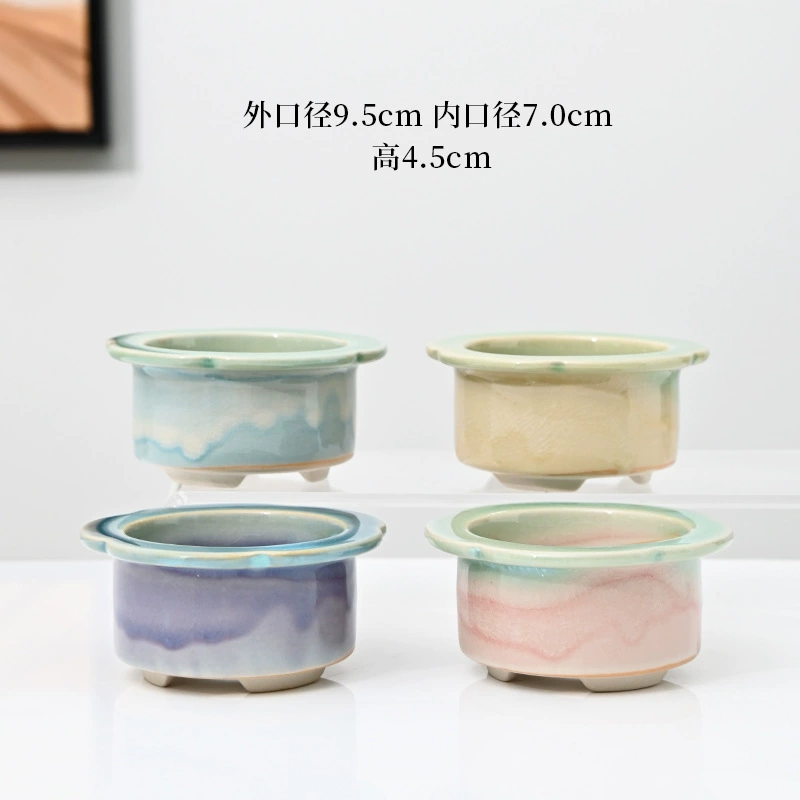 Creative Ceramic Flower Pot, Handmade Factory Direct, Assorted Decorative Designs, Small 7–10 cm