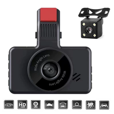 Cross-Border X1 Hd 1080P Driving Recorder 3inch Night Vision Dual-Lens Vehicle Recorder Wifi Cycle Recording (Driving recorder)