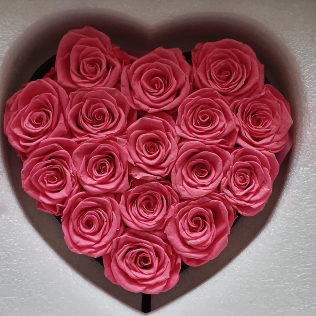 16송이 (블랙 박스 + 핑크 플라워)