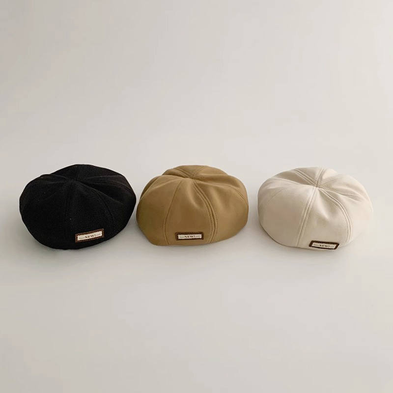 Berretto unisex per bambini Moda Cappelli per neonati in tinta unita per ragazzi e ragazze_voghion.com