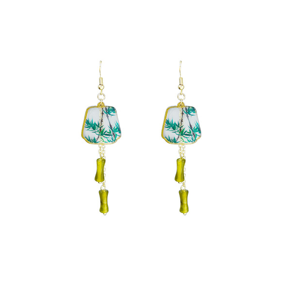 Retro ethnic earrings