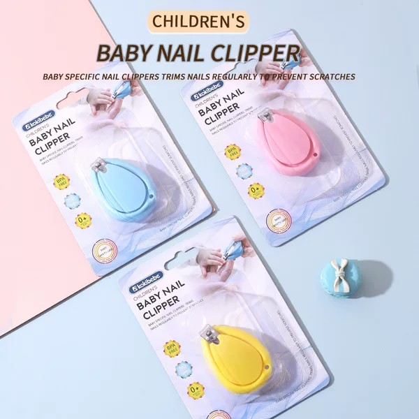 Spot Wholesale English Suction Card Baby Nail Clippers Safe Baby Nail Clippers Baby Shell Nail Clippers